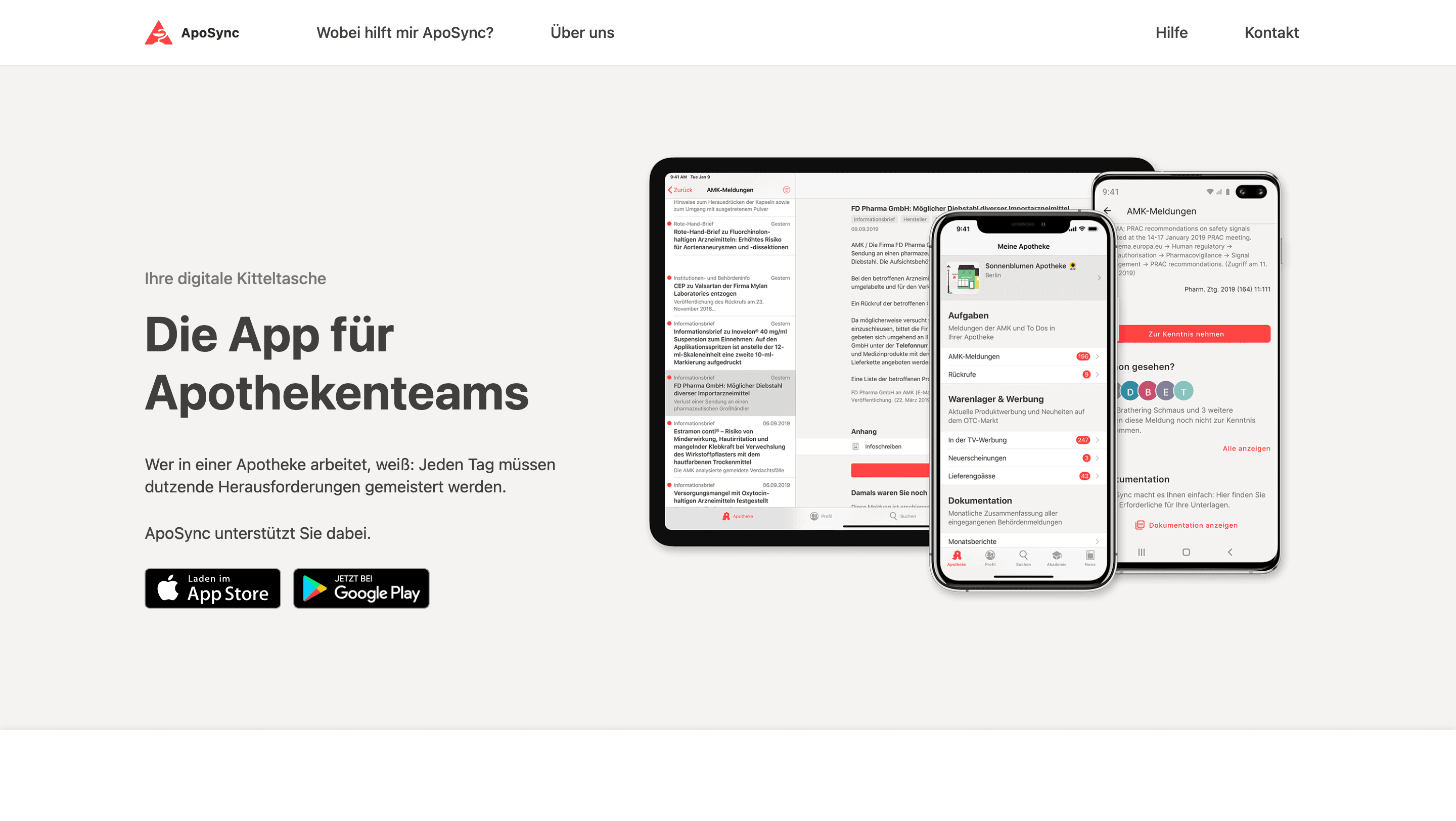 Website of ApoSync